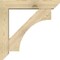 Ekena Millwork Westlake Slat Rough Sawn Bracket w/ Offset Brace, Douglas Fir, 6"W x 28"D x 28"H BKT0604X28X28WTL06RDF - alternate 3
